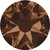 Pedraria de Unha, Strass Cristal Hotfix Smoked Topaz 2mm - 100pcs