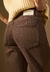 PANTALON DE JEAN MARRON STRADIVARIUS en internet