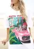 REMERA CARS PINK OVERSIZE