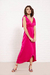 MAXIVESTIDO PAZ FUCSIA