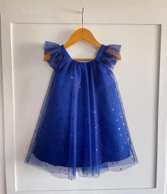 Vestido constelação- azul