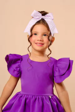 Imagem do Vestido de Luxo Midi Roxo