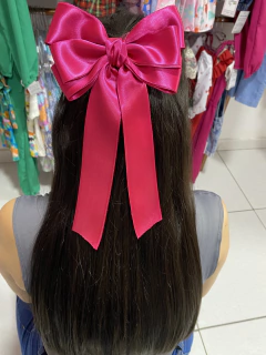 Laço cetim pink - comprar online