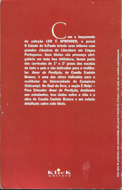 Amor de perdição - Camilo Castelo Branco - comprar online