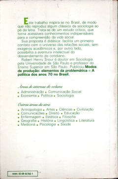 Classes, Regimes, Ideologias - Robert Henry Srour - comprar online