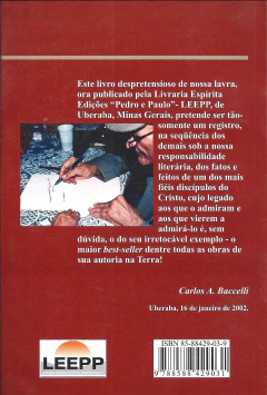 Chico Xavier - O apóstolo da fé - Carlos A. Baccelli - comprar online