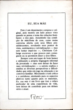 Eu, Sua Mãe - Christiane Collange - comprar online