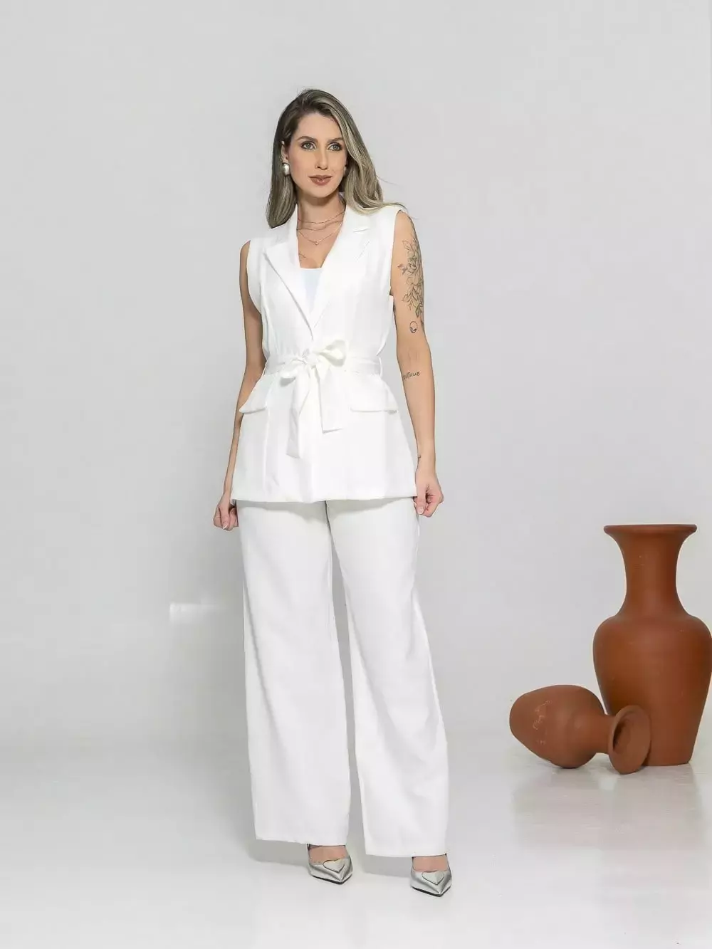 Conjunto Alfaiataria com faixa