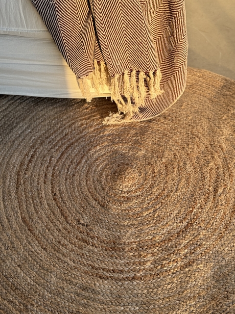 Alfombra Redonda Yute 120cm - comprar online