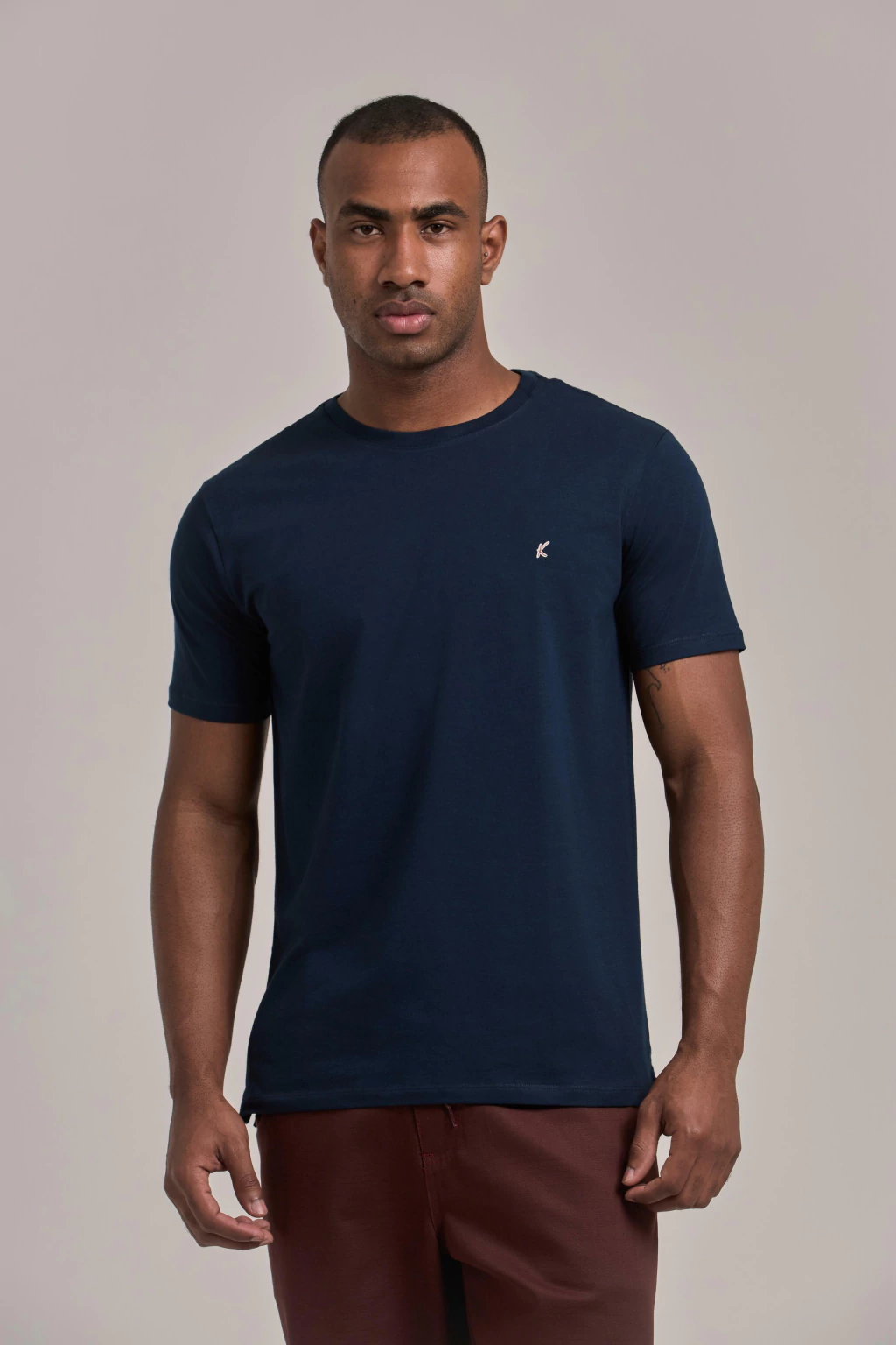 T-SHIRT BÁSICA FIO 40 - AZUL