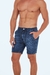 BERMUDA MAURICINHO JEANS - FENDA LATERAL