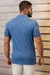 CAMISA GOLA POLO BÁSICA CANELADA - AZUL - Kyrefh Jeans