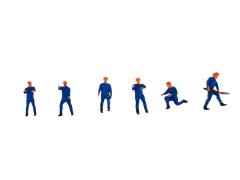 076 OPERARIOS SET 01 - ESCALA 1/87 (HO)