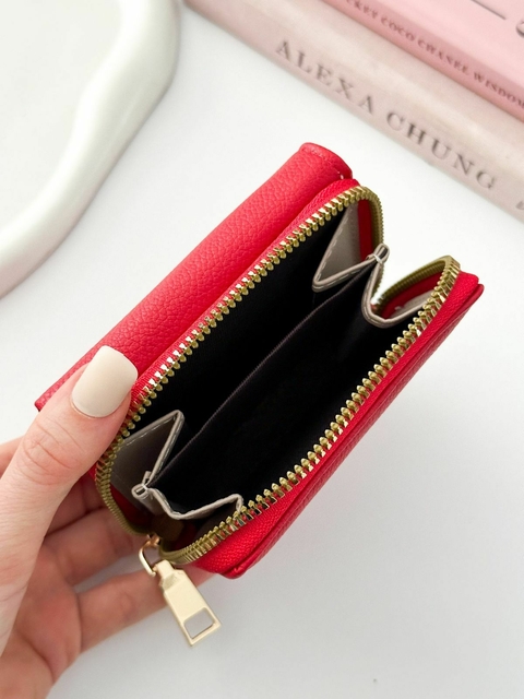 BILLETERA 125074 B26 ROJO