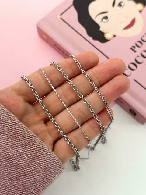 PA83 PACK CADENAS ACERO QUIRURGICO SURTIDAS X5