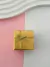 PACK x4 ESTUCHE PARA ANILLOS 4x4 cm PA120 DORADO