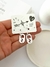 Pack Argollas Dijes Acrilico PLateados x5 PA25