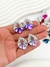 PACK X10 AROS GEMAS NUEVA COLECCION PA464 - Acero Blanco