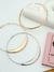 PACK X3 GARGANTILLA RIGIDA ACERO DORADO PA405 - tienda online