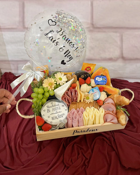 Café para 2 com Bento Cake + balão P - comprar online