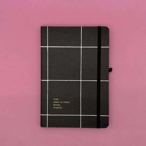 Libreta A5 Blanco y Negro - 80 hojas lisas - buy online
