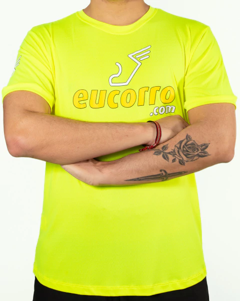Camiseta Verde Amarelo Neon - Unissex 100% Poliamida - comprar online