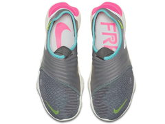 Tênis Nike Free RN Flyknit 3.0 Gunsmoke Aurora Volt - loja online