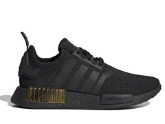 Tênis Adidas Nmd R1 All Black Metallic Gold na internet