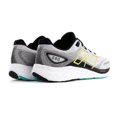 Tênis New Balance Fresh Foam 680v8 Silver Lime - Santana Store