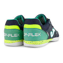 Chuteira Futsal Joma Top Flex Indoor Turquoise - Santana Store