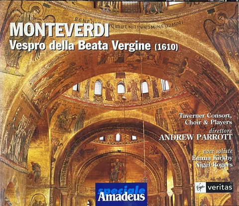 Monteverdi Vespro Della Beata Vergine (Completa) - Taverner Consort-Choir & Players/Parrott (2 CD) - comprar online