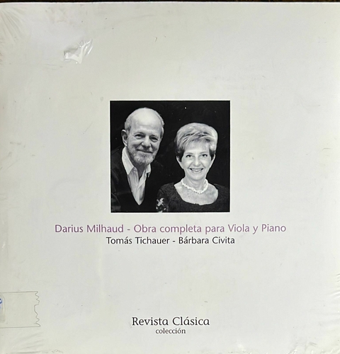 Milhaud Quatre Visages (Viola y Piano) Op 238 - T.Tichauer/B.Civita (1 CD)