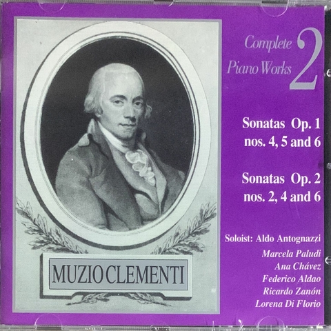 Clementi M Sonata Piano Op 01 Nr4 - A.Antognazzi (1 CD)