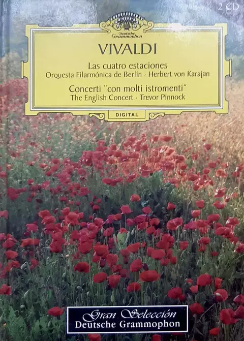Vivaldi Concierto Violin Op 08 (12) Nr01/4 Las 4 Estaciones - M.Schwalbe-Berlin Phil O/Karajan (2 CD)