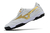 Chuteira Society Mizuno Morelia Elite AS II PRO Branca/Dourada - Corredofut