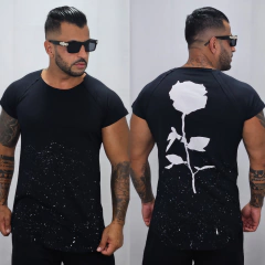 Camiseta Flor Artesanal
