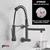 Torneira Gourmet Prizi Cheff Black Parede com Spray - comprar online
