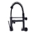 Torneira Gourmet Prizi Cheff Black Parede com Spray