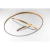 Lustre Pendente Led Prizi Dourado Endless Max 30x50x70cm - comprar online