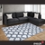 Tapete Prizi Geométrico - Branco e Cinza - 150X200cm - loja online