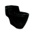 Vaso Sanitário 2038 Preto Brilhante Prizi Kit Completo e Caixa Acoplada - 72x51x66,5
