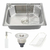 Kit Cuba Pia Gourmet Luxo Prizi Aço Inox 304 43x57cm Kit Completo - C5743 + Torneira Gourmet Prizi Monocomando - KE-6114 - comprar online