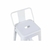 Kit de 3 Banquetas Prizi Tolix 61cm Com Encosto - Branca na internet