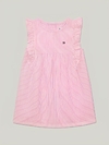 Vestido Listradinho com Babadinhos Tommy Hilfiger na internet