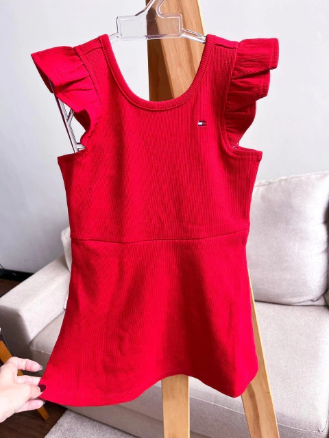VESTIDO TOMMY HILFIGER VERMELHO
