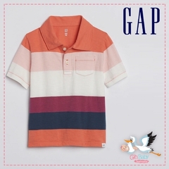 Camiseta Polo Listrada Gap
