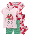 Kit pijama Melancia 4 Peças Carter's