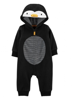 Macacão fleece pinguim - Carter's