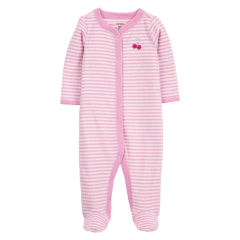 Macação em Fleece Cereja Carter´s