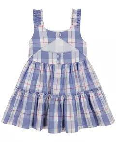 Vestido Tommy Hilfiger xadrez com babadinho BABY - comprar online